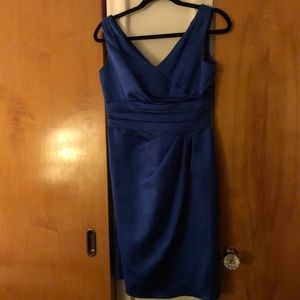 David’s Bridal Size 6 Royal Blue Dress